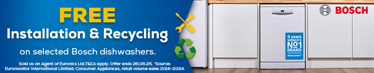Bosch Free Installation & Recycling Promotion Bosch Free Installation & Recycling Promotion