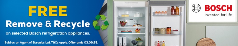 Bosch Free Remove & Recycle selected appliances Bosch Free Remove & Recycle selected appliances