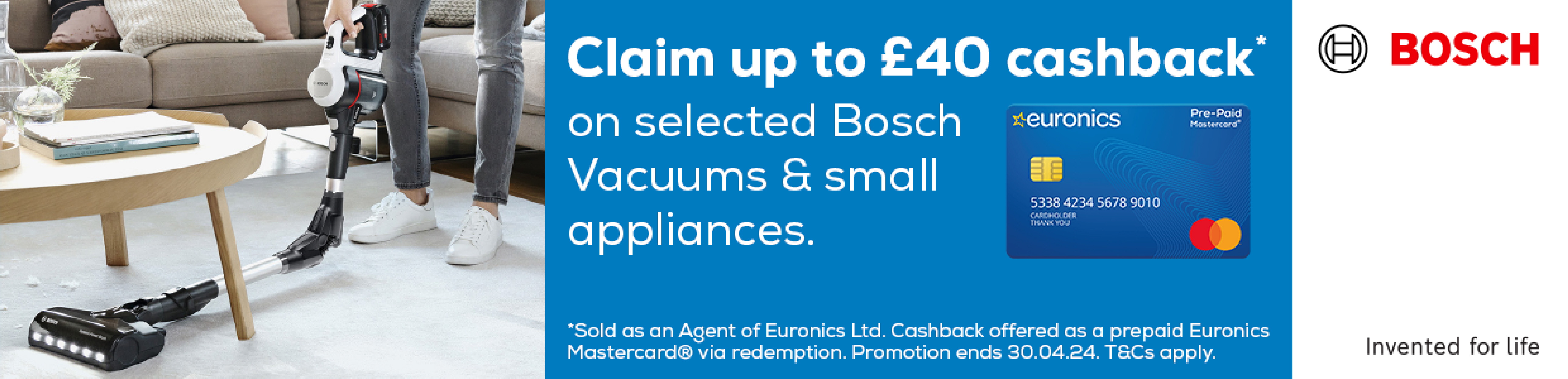 Bosch Vacuum & Small Appliances Promotion