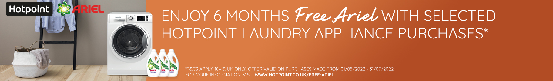 Hotpoint Free Aerial Promotion Hotpoint Free Aerial Promotion