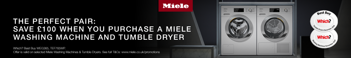 Miele Perfect Pair Save £100 offer