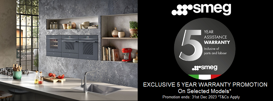 Smeg EXCLUSIVE 5 YEAR WARRANTY PROMOTION Smeg EXCLUSIVE 5 YEAR WARRANTY PROMOTION