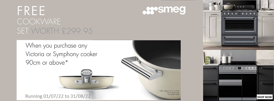 Smeg Range Cooker Free cookware Smeg Range Cooker Free cookware