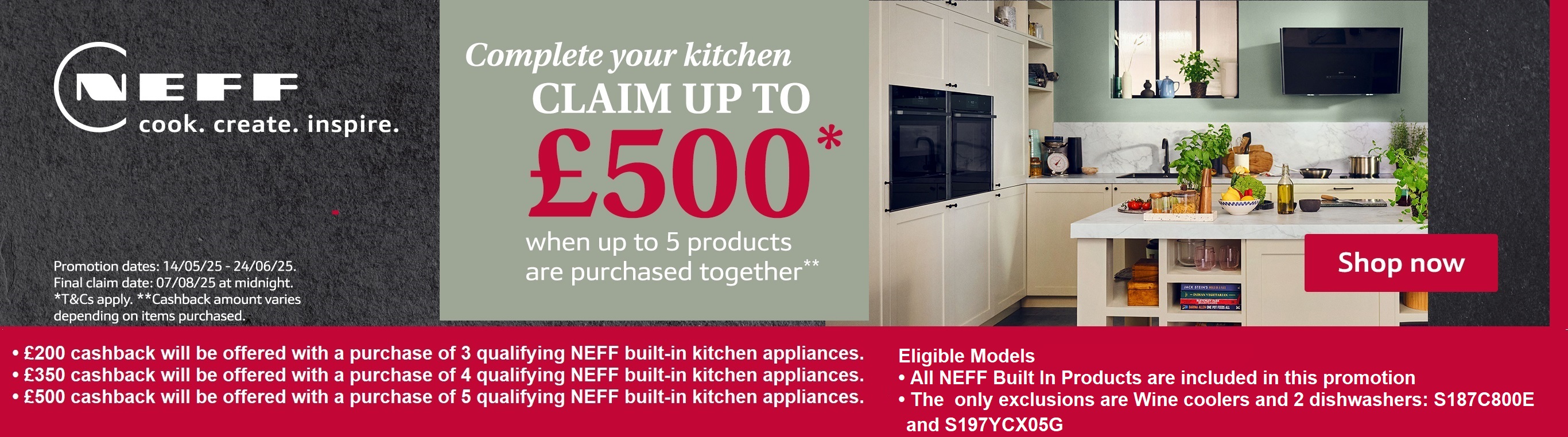 Neff Multi Buy Cashback Neff Multi Buy Cashback