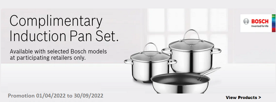 Bosch Complimentary Induction Pan Set