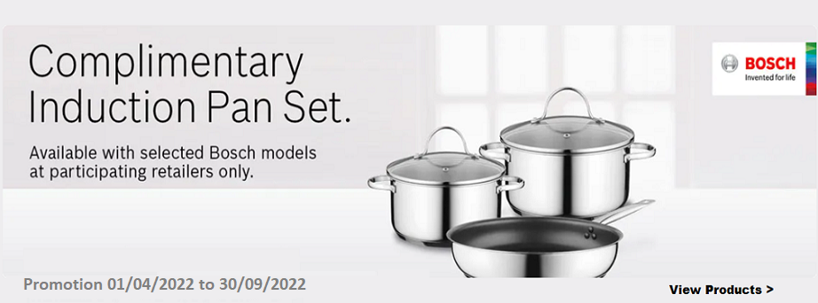 Bosch Complimentary Induction Pan Set Bosch Complimentary Induction Pan Set