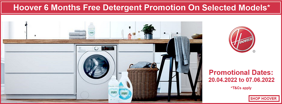 Hoover 6 Months  Free Detergent Promotion