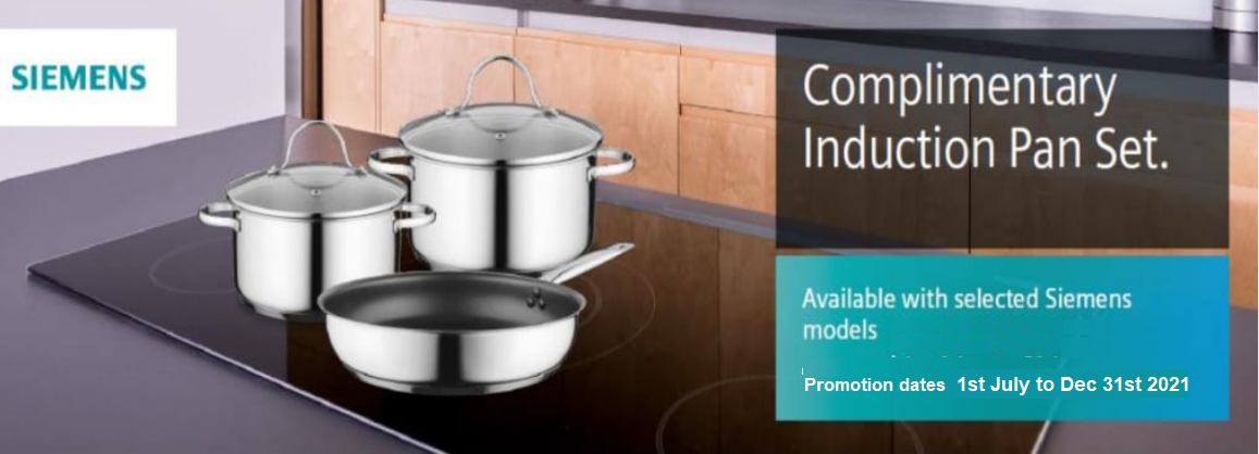 Siemens Complimentary Induction Pan set Siemens Complimentary Induction Pan set
