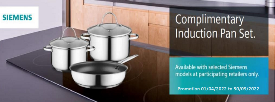 Siemens Complimentary Induction Pan set Siemens Complimentary Induction Pan set