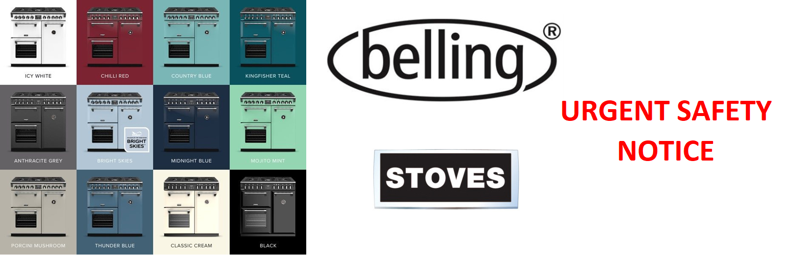Belling - Stoves Recall