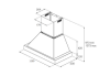 Bertazzoni KC48HERTAV + K120HERTX Heritage Chimney Hood 120cm Wall Mounted Stainless Steel
