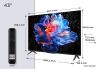 TCL 43V6C-UK 4K Direct LED HDR Google TV In Black F Rated