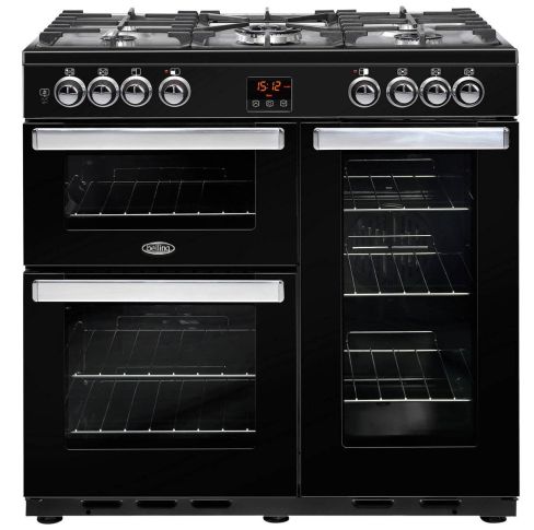 Belling BEL COOKCENTRE 90DFT BLK Range Cooker