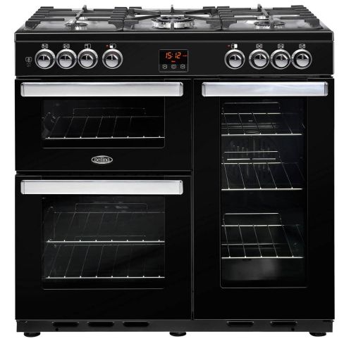 Belling COOKCENTRE90DFTBLK Range Cooker