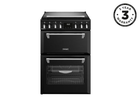 Stoves ST MRA DX RICH 60DF BLK Freestanding Dual Fuel Cooker