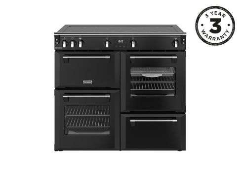Stoves ST RCA RICH 100EI TCH BLK 100cm Wide Range Cooker Electric Induction - Black - A Rated