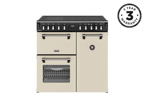 Stoves ST DX RCA RICH 90EI RTY CRM 90cm Induction Range Cooker, Cream, A Rated