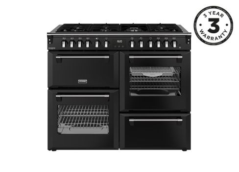 Stoves ST DX RCA RICH 110DF BLK Dual Fuel Range Cooker