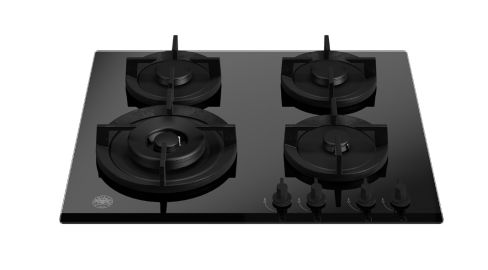 Bertazzoni P604LMODGNE Modern Series P604LMODGNE 61cm Wide 4 Burner Gas Hob - Black