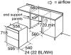 CDA DC741BL Built Under Double Oven
