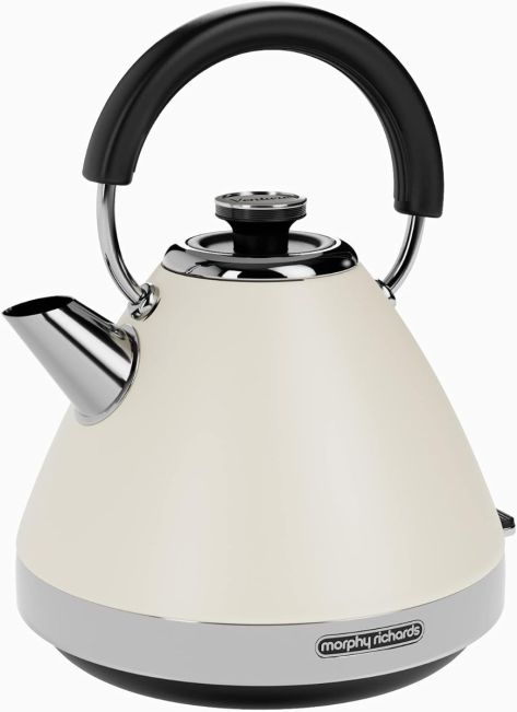Morphy Richards 100132 1.5 Litres Venture Pyramid Rapid Boil Kettle - Cream
