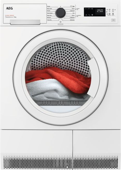 AEG TXH508A2R Freestanding Heat Pump Tumble Dryer