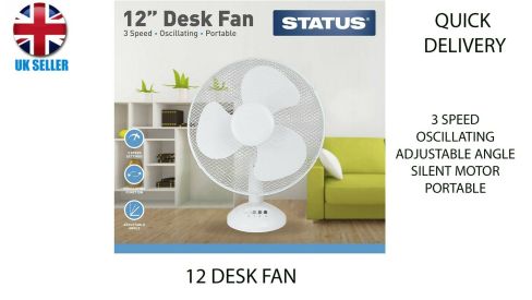 Status International Ltd S12DESKFAN1PKB Cooling Fan