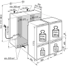 Liebherr IXCC5165 Side-by-Side combination Integrated NoFrost Fridge Freezer D Rated