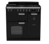 Rangemaster CL90DFPGBL/CM1 Classic 90 DF Dual Fuel Range Cooker Gloss Black Chrome