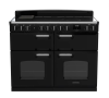 Rangemaster CLDLB110EIPGBL/CM1 Classic Deluxe 110cm BC Induction Range Cooker Black/Chrome