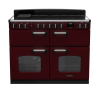 Rangemaster CLDLB110EIPBOR/CM1 Classic Deluxe 110cm BC Induction Range Cooker Bordeaux/Chrome