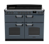 Rangemaster CLDLB110EIPSTB/CM1 Classic Deluxe 110cm BC Induction Range Cooker Stone Blue/Chrome