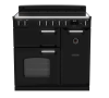 Rangemaster CL100EIPGBL/CM1 Classic 100cm Induction Range Cooker Black/Chrome