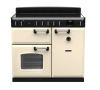 Rangemaster CL100EIPPCR/CM1 Classic 100cm Induction Range Cooker Pale Cream/Chrome