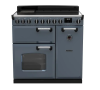 Rangemaster CLDL90EIPSTB/CM1 Classic Deluxe 90cm Induction Range Cooker Stone Blue/Chrome