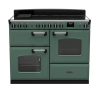 Rangemaster CLDLO110EIPMGR/CM1 Classic Deluxe 110cm OC Induction Range Cooker Mineral Green/Chrome