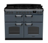 Rangemaster CLDLB110DFPSTB/CM1 Classic Deluxe BC 110 DF Dual Fuel Range Cooker Stone Blue Chrome