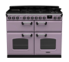 Rangemaster CLDLB110DFPHTH/CM1 Classic Deluxe BC 110 DF Dual Fuel Range Cooker Heather Chrome