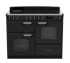 Rangemaster CLDLO110EIPCBL/CM1 Classic Deluxe 110cm OC Induction Range Cooker Charcoal Black/Chrome