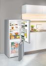 Liebherr CUELE2331 55cm Low Frost Fridge Freezer, Silver, E Rated