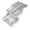 Miele PFD104SCVI XXL Commercial Fully integrated XXL dishwasher with 3D