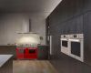 Bertazzoni PRO126G2EROT Professional 120cm Range Cooker Twin Oven Dual Fuel Gloss Red
