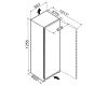 Liebherr FND4224 60cm No Frost Tall Freezer, White, D Rated