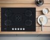 Hotpoint HGS72SBK 73cm Black Gas On Glass Hob
