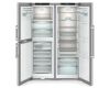 Liebherr XRCSD5255 American Style Fridge Freezer, Plumbed, Stainless Steel, D Rated