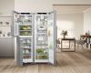 Liebherr XRCSD5255 American Style Fridge Freezer, Plumbed, Stainless Steel, D Rated