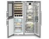 Liebherr XRCST5295 120cm Wide American Style Fridge Freezer, Plumbed, Stainless Steel,