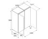 Liebherr XRFSF5225 American Style Fridge Freezer, Non-Plumbed, Silver, D Rated