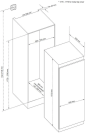 CDA CRI681 Integrated Frost Free Freezer