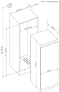 CDA CRI621 Integrated Larder Fridge
